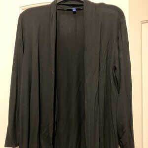 Black Cardigan Sweater Longsleeved